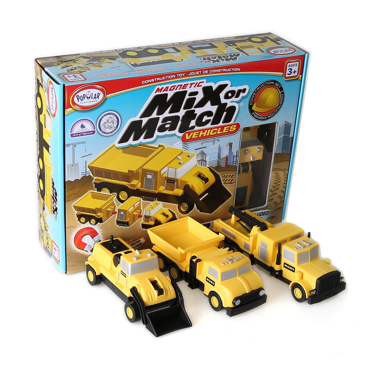 Magnetic Mix or Match Vehicles Construction Set